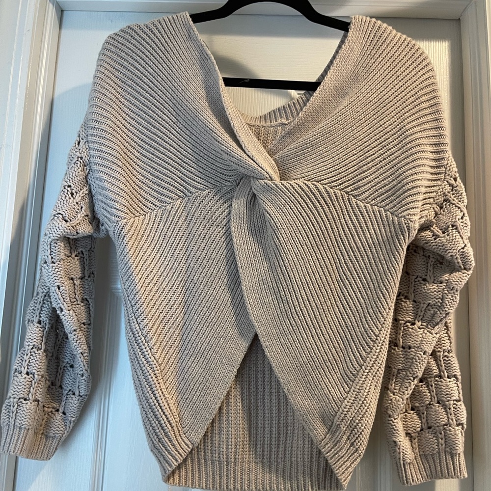 EXPRESS- Size XS knotted back sweater